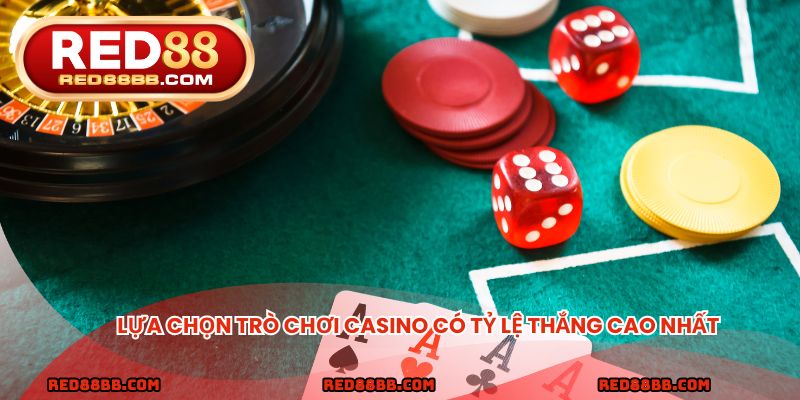 Lựa chọn trò chơi casino có tỷ lệ thắng cao nhất