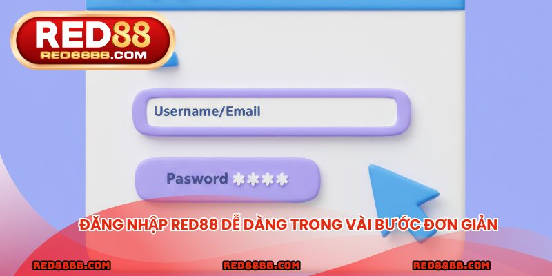 Đăng nhập red88 dễ dàng trong vài bước đơn giản
