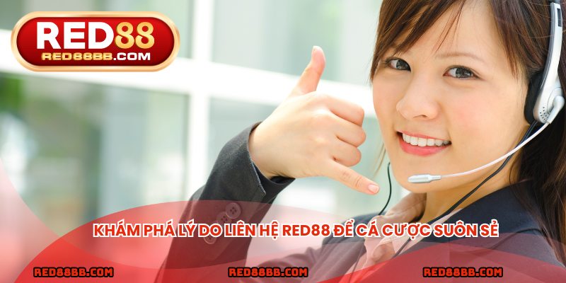 Khám phá lý do liên hệ RED88 để cá cược suôn sẻ