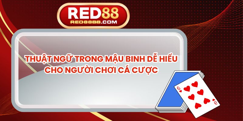 Thuật Ngữ Trong Mậu Binh Dễ Hiểu Cho Người Chơi Cá Cược